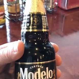 One of many beer brands they offer.