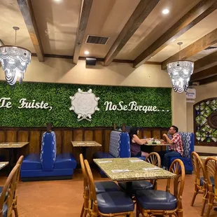 the interior of a restaurant