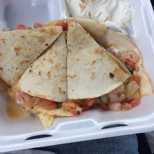 Shrimp Quesadillas