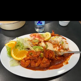 Camarones a La Diabla