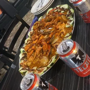 Botana de mariscos