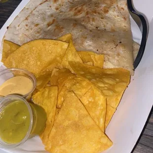 Shrimp quesadilla
