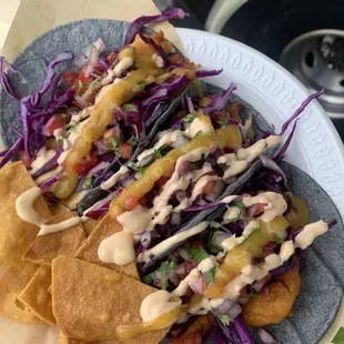 Shrimp and fish tacos