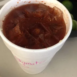 Michelada with our alcohol