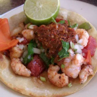 Shrimp taco!