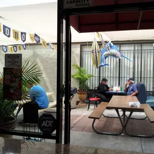 They have a really big patio. Takes could have been cleaner but not a deal breaker