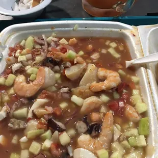 Mariscos Grande Plate