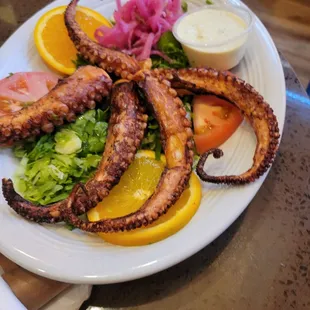 food, fish and chips