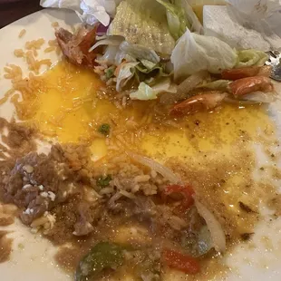 Camarones al mojones de ajo