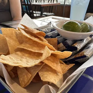 Chips and saltines