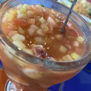 Yummy- octopus cocktail