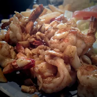 Camarones al mojo de ajo!  Simply delicious!