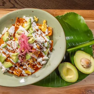 Chilaquiles Choix only available Saturdays &amp; Sundays during brunch