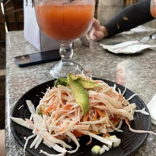 Tostadas De Pulpo Y Aguachiles
