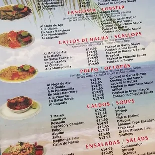 Menu Part 2