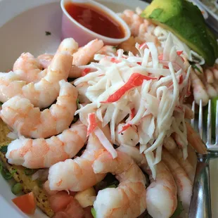 Shrimp Tostadas