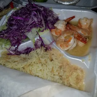 Garlic Shrimp Plate