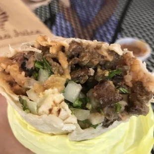 Carne asada burrito