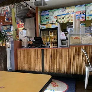 Front counter everything looked sticky and dirty. Plug plate was cracked and missing.