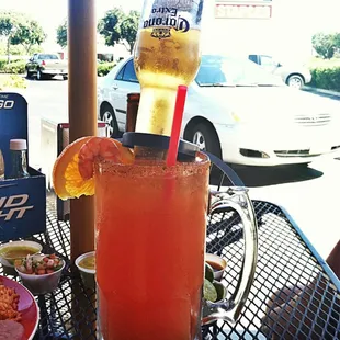 My breakfast, Michelada double