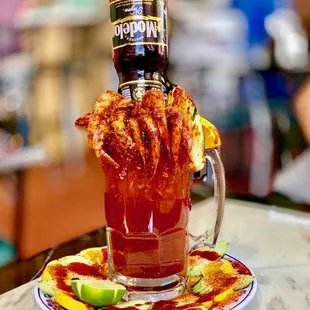 Wow doble súper súper michelada!!