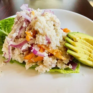 Tostada de Ceviche de Pescado