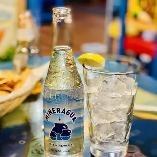 bottled mineral water for moi :)'