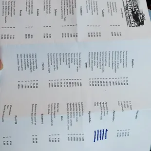 a person holding a menu