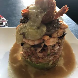Scarface seafood tower
