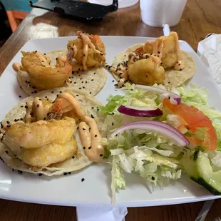 Camarones tacos
