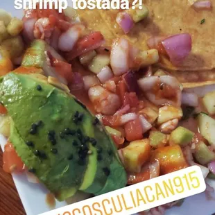 This was so bad, I asked for a shrimp tostada and they gave me a veggie tostada