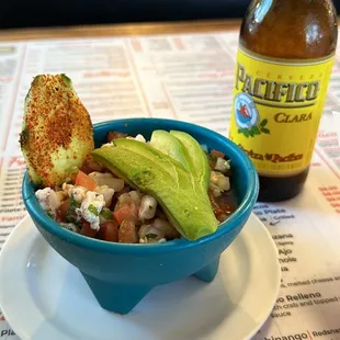 Ceviche mixta (medium)