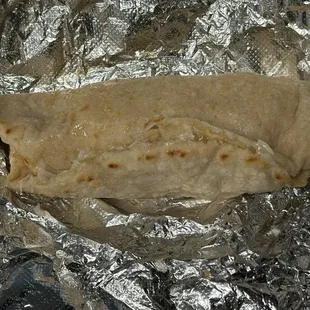 Shrimp quesadilla (that looked like a burrito)