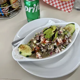 Mixed Ceviche (Fish and shrimp)