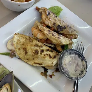 Shrimp Quesadillas
