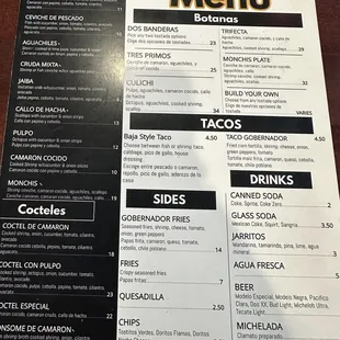 Menú