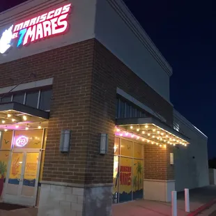 he outside of the store