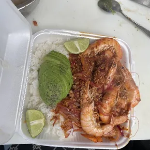 Cucarachas(served with white rice )