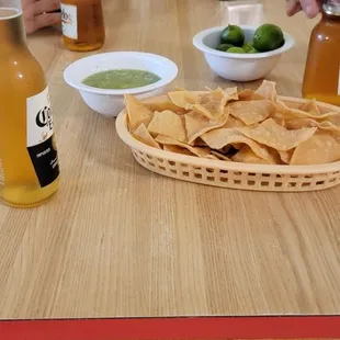 a table full of food and drinks