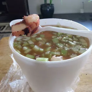 Ordered a my campechana cold, never knew they meant frozen...never again