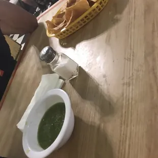 Salsa and chips the best