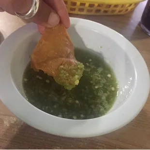 My mouth is on fire every time I have this salsa lol but can't get enough of it.