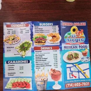 New menu side 2