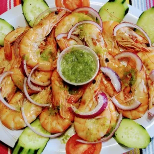 Camarones al Vapor