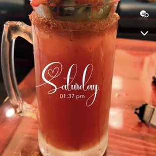 Michelada de Camaron super delicious!!!