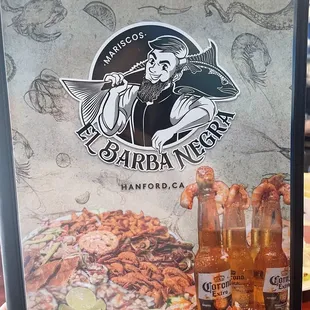 a menu for a mexican restaurant