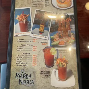 the menu