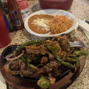 Chicken and Steak Fajitas