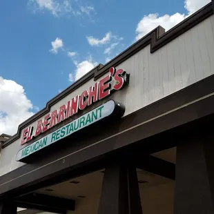 the front of the restaurant