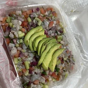 Ceviche de camarón